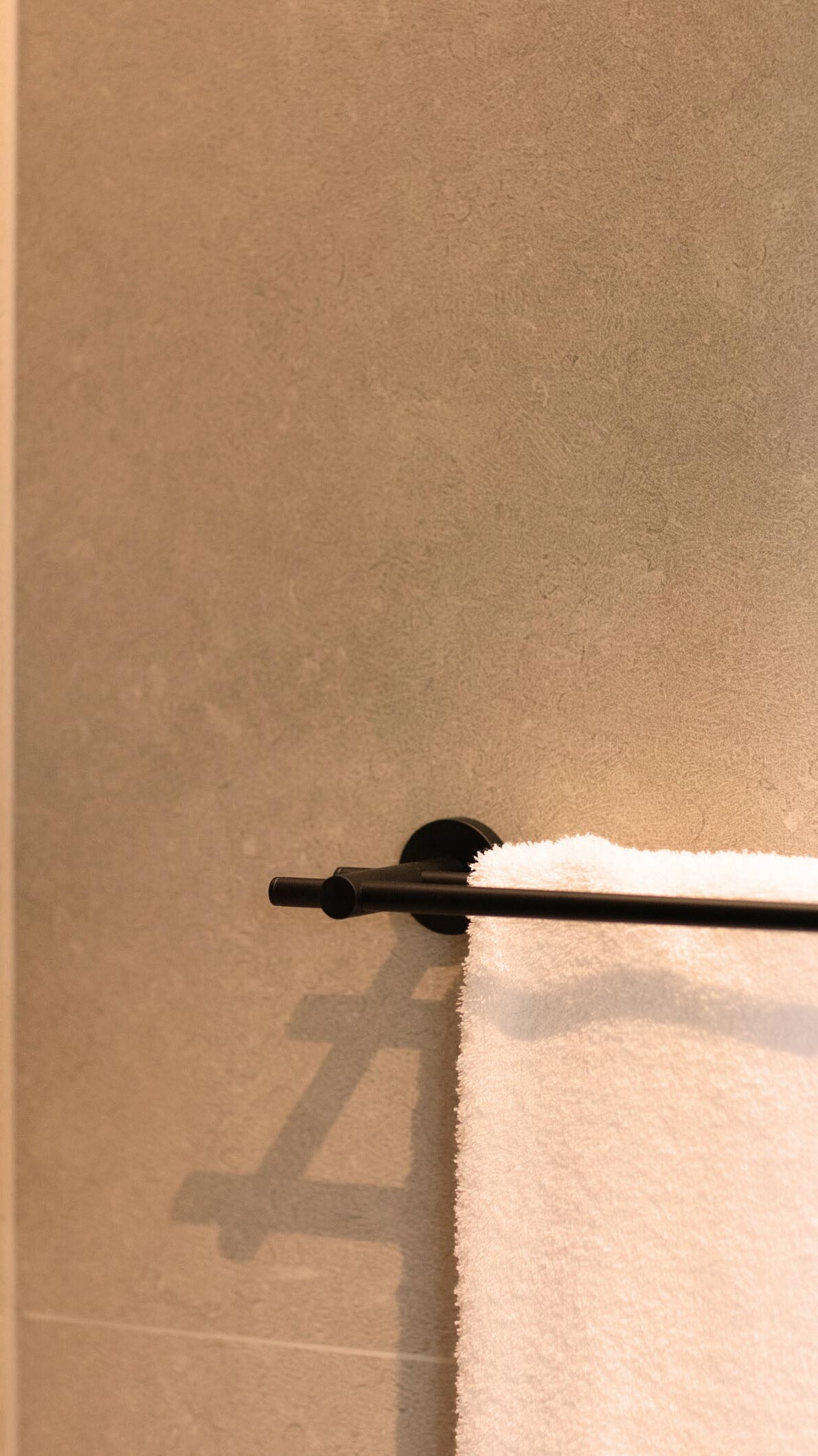 Badezimmer mit Handtuch